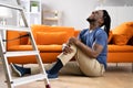 Man Falling From Ladder Accident Royalty Free Stock Photo