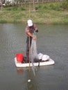 Chinese Man fishing