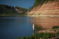 Man on a fishing trip Royalty Free Stock Photo