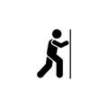 Man, fitness, gym, workout, sports icon. Element of gym pictogram. Premium quality graphic design icon. Signs and symbols Royalty Free Stock Photo