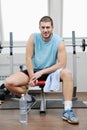 Man fitness workout Royalty Free Stock Photo