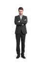 Man in formal wear looking down Royalty Free Stock Photo