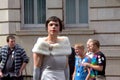 Man at gay pride parade in Manchester, UK 2010