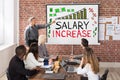 Salary Increase Presentation Royalty Free Stock Photo