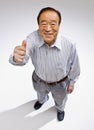 Man giving thumbs up gesture Royalty Free Stock Photo