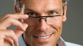 Man with glasses Royalty Free Stock Photo