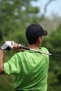 Man Golfing Royalty Free Stock Photo