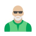 Man with gray beard avatar icon