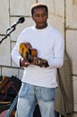 A man and a guitar