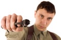 Man with gun Royalty Free Stock Photo