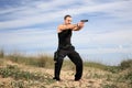 Man with gun Royalty Free Stock Photo