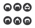 man hairstyle element icon vector illustration Royalty Free Stock Photo
