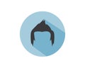 man hairstyle element icon vector illustration