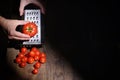 A Man Hands Grinds Tomato On A Grater