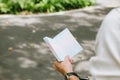 Man hands holding Vietnamese Passport. Ready for traveling Royalty Free Stock Photo