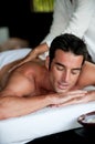 Man Having Massage Royalty Free Stock Photo