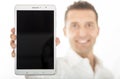 Man holding new Samsung Galaxy Tab Pro 8.4 16GB