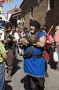 Man holding a snake Royalty Free Stock Photo