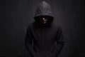 Man in Hood. Incognito Boy Royalty Free Stock Photo