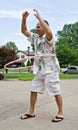 Man Hoola Hoop Royalty Free Stock Photo