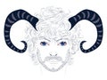 Man with Horns