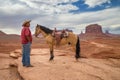 Man with a Horse at John Ford Point