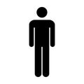 Man Icon Vector Person Symbol Pictogram illustration