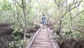 Man in the indian forest, chennai, india