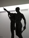 Man installation in Pinchuk Art Centre Royalty Free Stock Photo