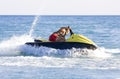 Man on jet ski Royalty Free Stock Photo