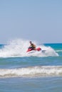 Man on a jet-ski Royalty Free Stock Photo