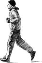 Man jogging