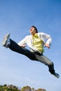 Man jumping Royalty Free Stock Photo