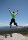 Man jumping Royalty Free Stock Photo