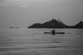 Man on a Kayak, Lake Kivu, Kibuye, Rwanda