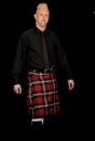 Man in kilt Royalty Free Stock Photo