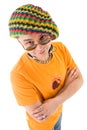 Man in knit hat Royalty Free Stock Photo