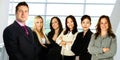 Man lead diverse female team Royalty Free Stock Photo