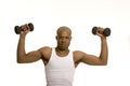 Man lifting weights Royalty Free Stock Photo