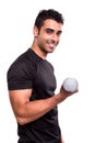 Man lifting weights Royalty Free Stock Photo