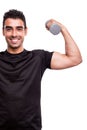 Man lifting weights Royalty Free Stock Photo