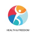 Man Logo Sign - Health & Freedom