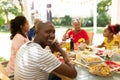 Man looking at camera and smiling Royalty Free Stock Photo