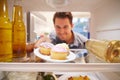 Man Looking Inside Fridge Full Of Unhealthy FoodÃ¯Â¿Â½ Royalty Free Stock Photo