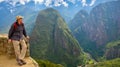 Man in Machu Picchu, Peru