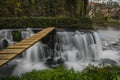 Man made cascades on Krka river