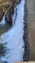 Man-made waterfall dam located at Cacapon State Park in West Virginia, United States Royalty Free Stock Photo