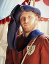 Man in Medieval costume