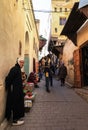 A man in Medina of Fez in Morocco