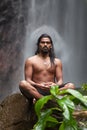 Man Meditating Royalty Free Stock Photo